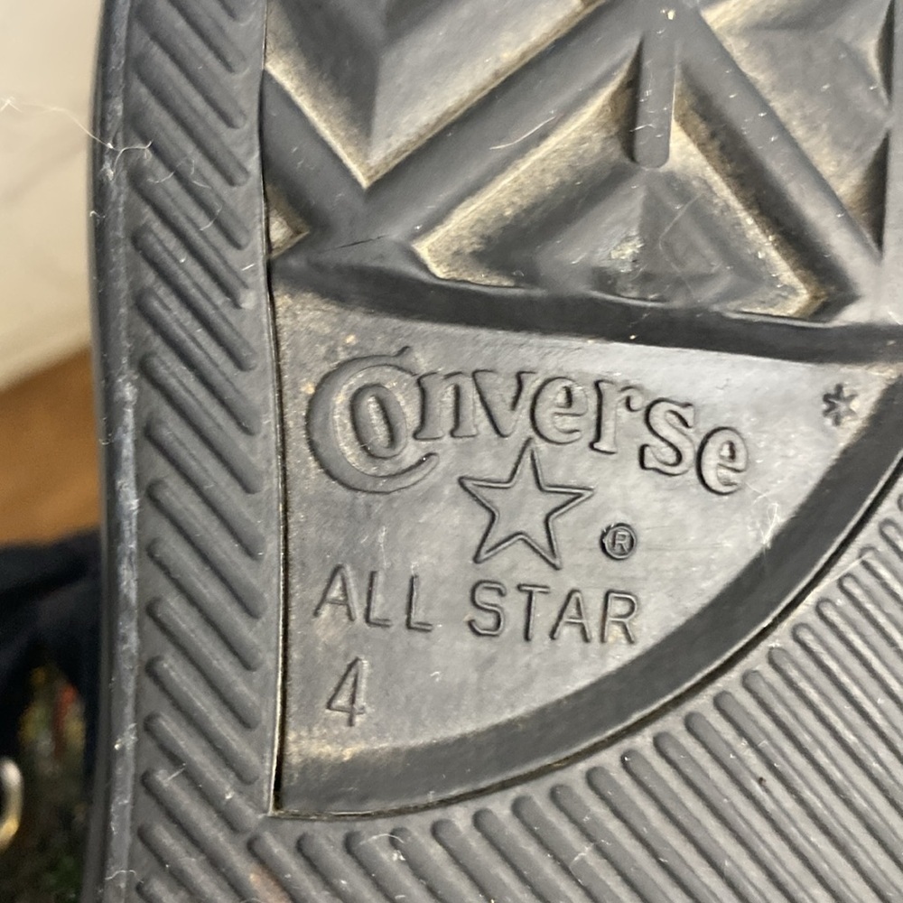 Converse Chuck Taylor High Top Metallic Canvas Sneaker Size 6 - Picture 16 of 17